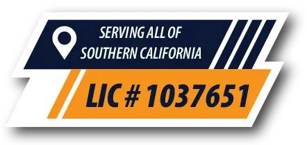 Serving Southern California, license number 1037651